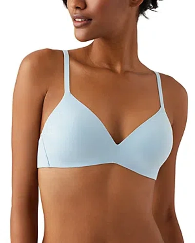 Wacoal How Perfect Contour Wireless Bra In Winter Sky