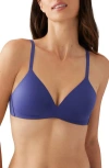 Wacoal How Perfect Contour Wireless Bra In Blue
