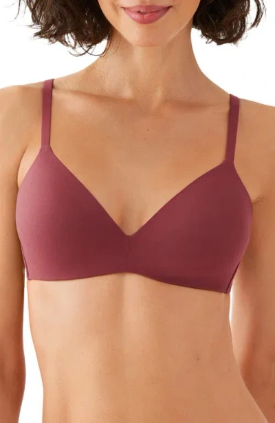 Wacoal How Perfect Wire Free T-shirt Bra In Cordovan