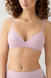 Wacoal How Perfect Wire Free T-shirt Bra In Purple