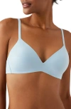 Wacoal How Perfect Contour Wireless Bra In Winter Sky