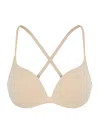 Wacoal Inès Secret Stretch-nylon Push-up Bra In Beige