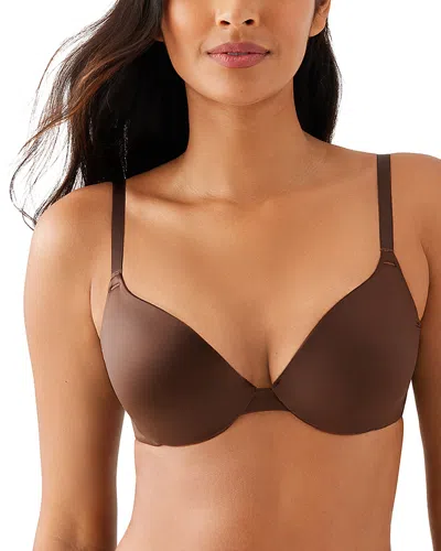 Wacoal Inner Sheen Contour T Shirt Bra In Chocolate Martini