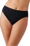 Wacoal Inner Sheen High Cut Bikini In Black