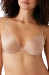 Wacoal Inner Sheen T-shirt Bra Womens Roebuck Seamless Adjustable Buu115 In Neutral