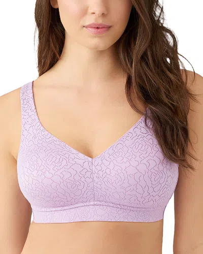Wacoal Inside Job Side Support Wire Free Bra In Purple