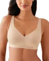 Wacoal Inside Job Side Support Wire Free Bra In Sand