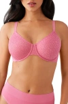 Wacoal Inside Job Underwire Bra In Chateau Rose
