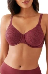 Wacoal Inside Job Underwire Bra In Cordovan