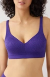 Wacoal Inside Job Side Support Wire Free Bra In Blue