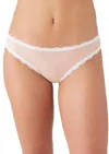 Wacoal Inspired Eyelet Bikini Bottom In Rose Smoke In Pink