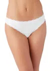 Wacoal Inspired Eyelet Bikini Bottom In White In White
