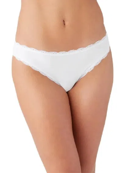 Wacoal Inspired Eyelet Bikini Bottom In White