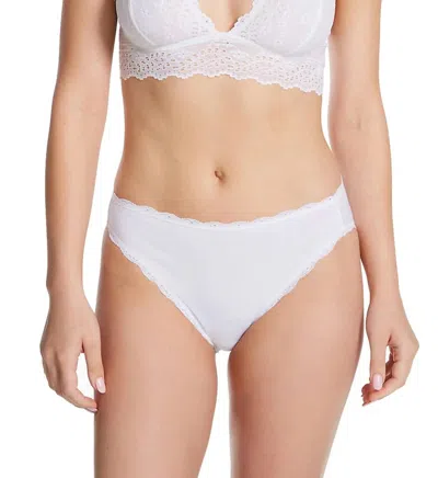 Wacoal Inspired Eyelet Hi-leg Brief Panty In White