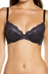 Wacoal Instant Icon Underwire Bra In Black/eclipse