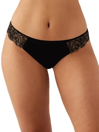 Wacoal It's On Thong Panty In Night In Black