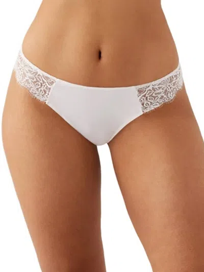 Wacoal It's On Thong Underwear In Sea Salt In White