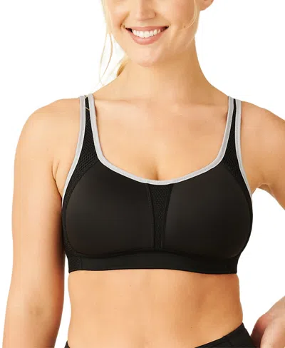 Wacoal Kerri Wirefree Sports Bra 852302 In Black,lilac Gray