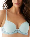 Wacoal La Femme T-shirt Contour Bra In Pastel Blue