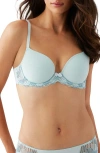 Wacoal La Femme T-shirt Contour Bra In Pastel Blue