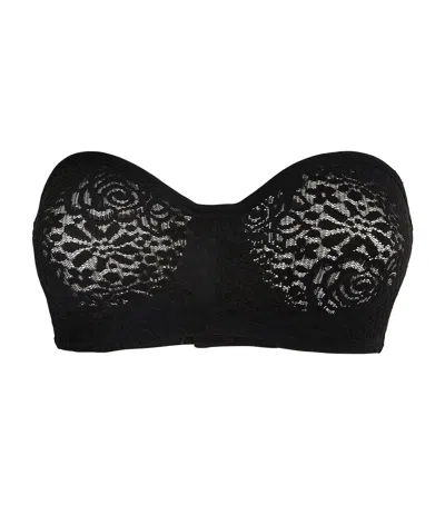 Wacoal Lace Halo Strapless Bra In Black