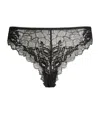 Wacoal Lace Perfection Low-rise Tanga In Grey
