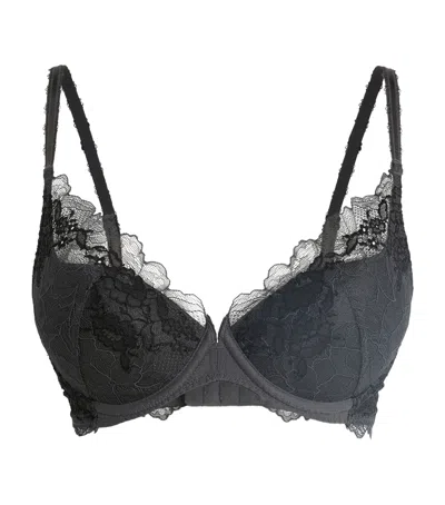 Wacoal Lace Perfection Push-up Bra In Grey