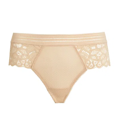Wacoal Lace Raffine Tanga In Nude