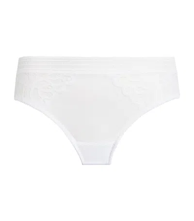 Wacoal Lace-trim Raffine Briefs In White