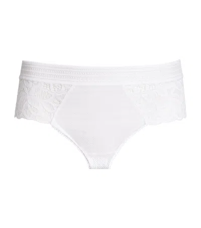 Wacoal Lace-trim Raffine Tanga In White