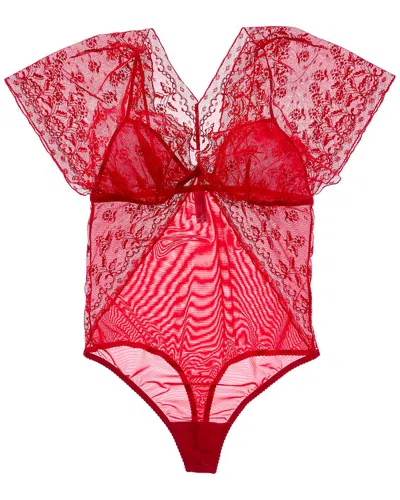 Wacoal Lifted In Luxury Bodysuit In Red
