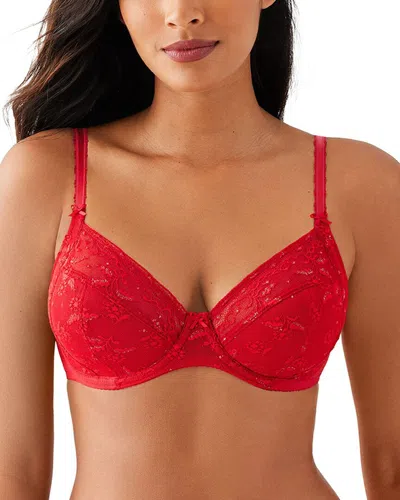 Wacoal Lifted In Luxury Underwire Bra In Red