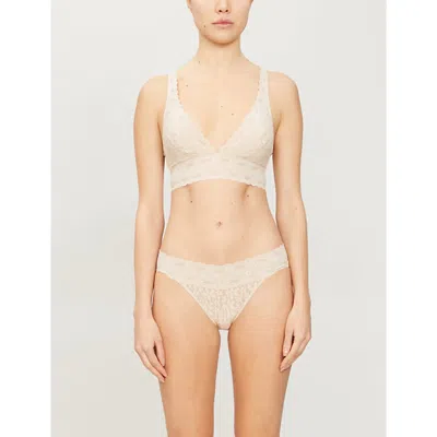 Wacoal Halo Triangle-cupped Stretch-lace Bra