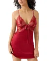 Wacoal Midnight Soiree Chemise In Red