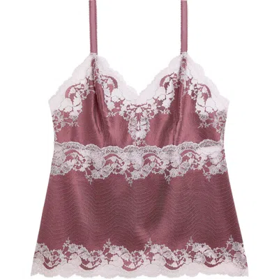 Wacoal Modern Affair Lace Camisole In Brown