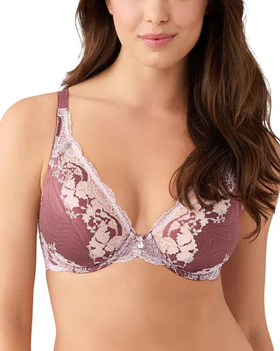 Wacoal Modern Affair Plunge Underwire Bra In Purple