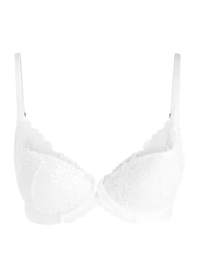 Wacoal Most Divine Lace Plunge Bra In White