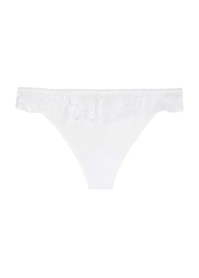 Wacoal Most Divine Lace Thong In White