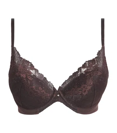 Wacoal Most Divine Plunge Bra In Brown