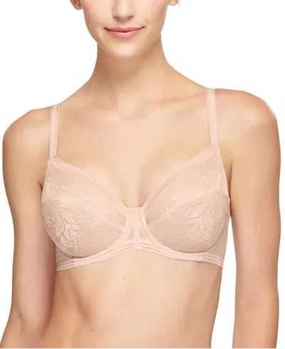 Wacoal Net Effect Underwire Bra In Nude In Neutral