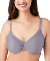 Wacoal Perfect Primer Underwire Bra 855213, Up To I Cup In Minimal Gray