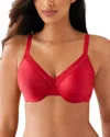 Wacoal Perfect Primer Full Figure Underwire Bra In Equestrian Red In Equestrian