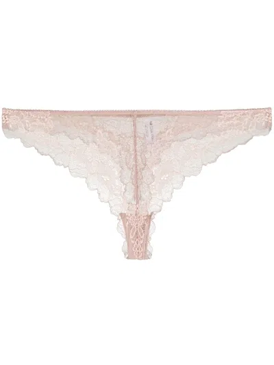 Wacoal Perfection Lace Thong In Pink