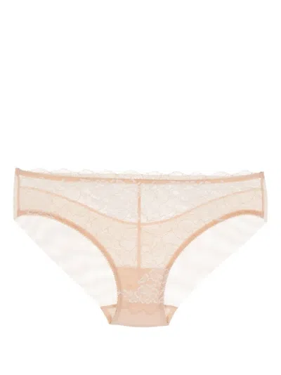 Wacoal Perfection Lace-trim Briefs In Neutrals