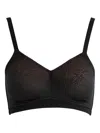 Wacoal Polka-dot Pattern Bra In Black