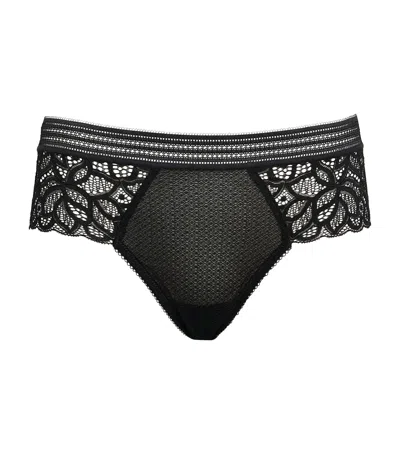 Wacoal Raffine Lace Tanga In Black