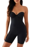 Wacoal Red Carpet Strapless Shaping Body Briefer In Black