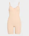 Wacoal Red Carpet Full-cup Thigh Shaper Bodysuit In Sand