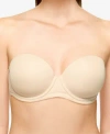 Wacoal Red Carpet Full Figure Underwire Strapless Bra 854119, Up To I Cup In Sand (nude 5)