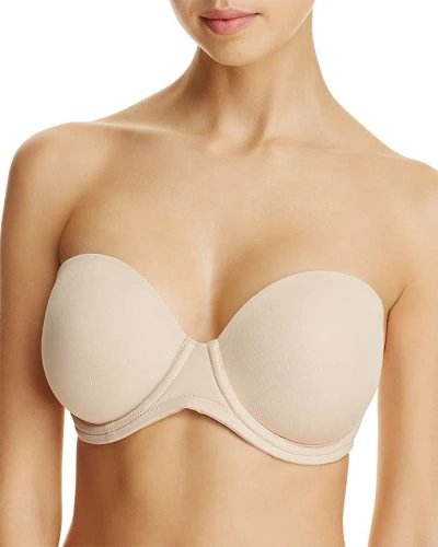 Wacoal Red Carpet Strapless Full Bust Underwire Bra In Sand